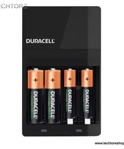 قیمت شارژر باتری دوراسل به همراه باتری قلمی و نیم قلمی مدل Duracell 1013490