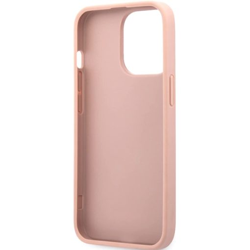 کاور سیلیکونی آیفون مدل Guess PU Saffiano Case With Big Silver Logo - Image 14