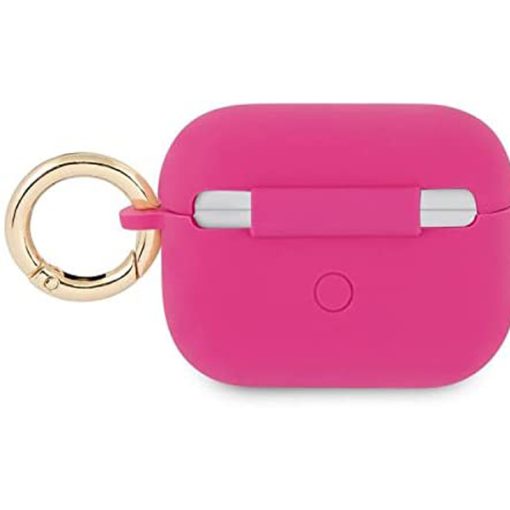کاور ایرپاد Guess مدل Guess Silicone Printed Script Logo With Ring Case - Image 7