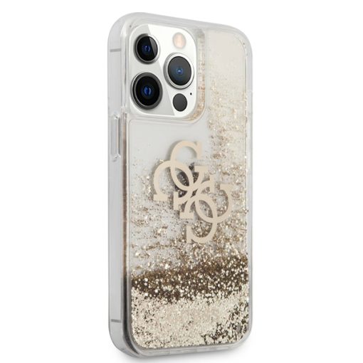 کاور سیلیکونی ایفون مدل Guess Liquid Glitter Case Electroplated Logo - Image 20