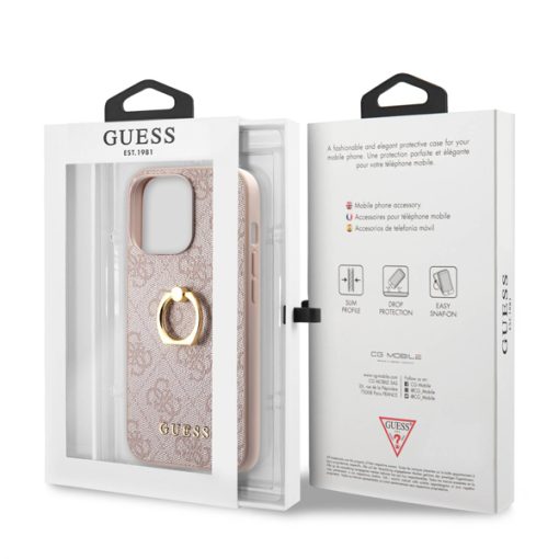 قاب آیفون CG mobile چرمی مدل Guess PU Leather Case With Ring Stand - Image 24